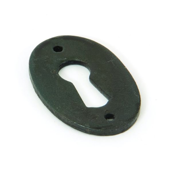 Oval Escutcheon 2" x 1 1/8" - Beeswax