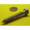 Galvanized Hex Head Lag Screw 5/16" Threads x 2.00" Length, 100 pcs