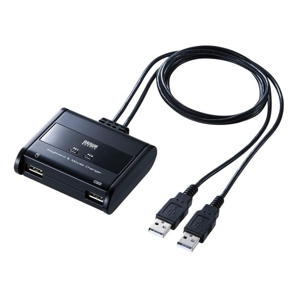 Sanwa Supply SW-KM2UU Computer Switcher for Keyboard and Mouse (2:1)