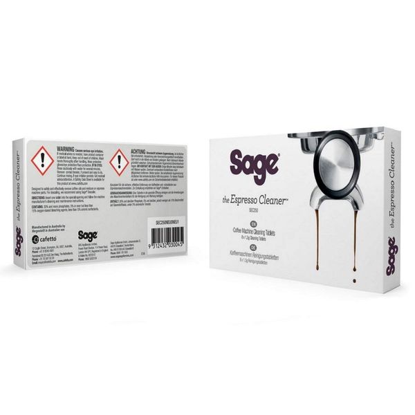 Sage Espresso Coffee Machine Pack 8 Cleaning Tablets