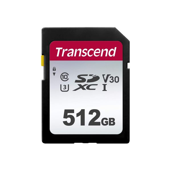 Transcend TS512GSDC300S-E SD Card, 512 GB, UHS-I, U3, V30, Class 10 (Max Transfer Rate: 100 MB/s), w/ Data Recovery Software (English Language Not Guaranteed) (Amazon.co.jp Exclusive)