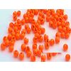 TroutLegend Slotted Tungsten Beads - Hot Orange - 2.5 mm