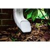 GutterGate 3"x4" Type-A White Gutter Downspout Extension Accessory