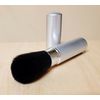 Retractable Brush Tool Makeup Cosmetic for Face Blush Skin Powder - Silver