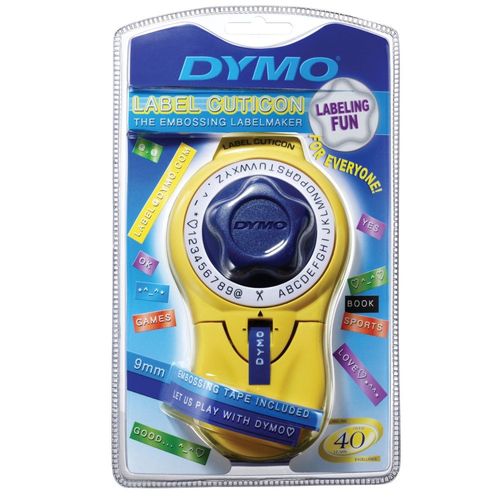 DYMO Tape Writer, Label Cuticon, yelow