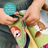 ThreadBear Design Cloth Rag Book for Early Learning and Reading Development | Illustrated, Soft Material
