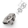 3mm Simplex Wire Rope Clip - A4 (Marine Grade) Stainless - 10 Pack