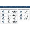 VXI QD1095V 2.5mm Connection Cable for Passport 10V/Passport 21V/Tria V/Uc Proset10V/Uc Proset 21V