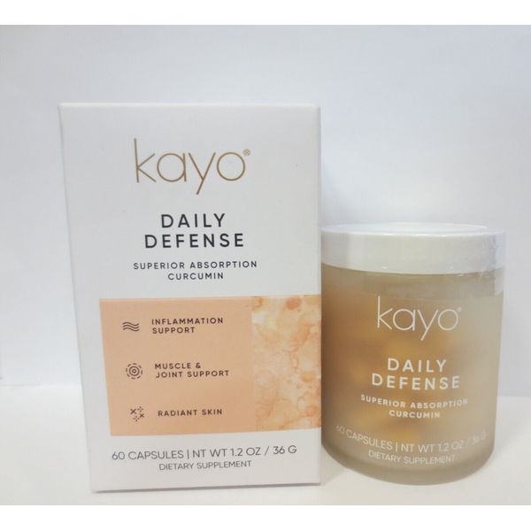 KAYO DAILY DEFENSE SUPERIOR ABSORPTION CURCUMIN 1.2 OZ BOXED
