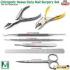 Podiatry Basic Pack Instruments Toenail Removal Ingrown Surgery Podiatrist Kit