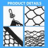 UV Car Accessories Envelope Style Trunk Cargo Net Storage Organizer Universal