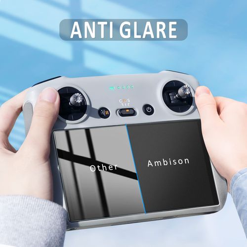 Ambison [2 Pack] DJI Mini 4 Pro Matte Glass Screen Protector, Anti-Glare/Smooth as Silk/HD Clear Compatible with DJI Mini 4/3 Pro/Mavic 3 Pro/Air 3/Air 2S RC/RC 2 Remote Controller Accessories