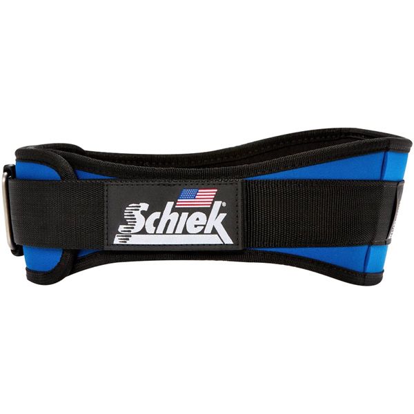 Schiek Sports Model 2004 Nylon 4 3/4" Weight Lifting Belt - Large - Royal Blue