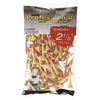 Pride Professional Tee System Shortee Tee, 2-1/8 Inch -120 Count (Red on Natural)