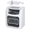 Employee Attendance Punch Time Clock Payroll Recorder LCD Display w/ 100 Cards