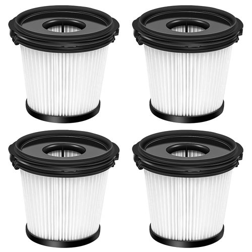 4 Packs HEPA Filters Replacement Part for Shark IW3511, IW1111, IW1120 Detect Pro Lightweight Cordless Stick Vacuum Cleaner and Shark BU3523 Clean Empty Auto-Empty System Portable Handheld