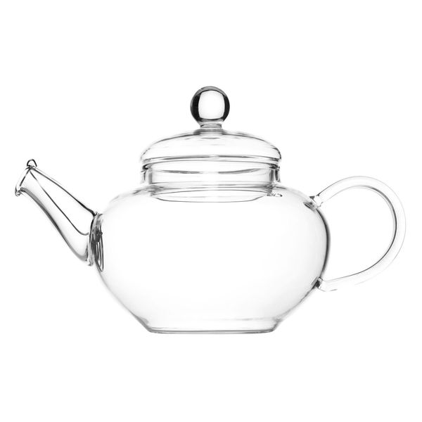 Glass Teapot & Wire Coil Filter - Devonshire - 600ml (for 2 Cups) - Chiswick Tea Co …