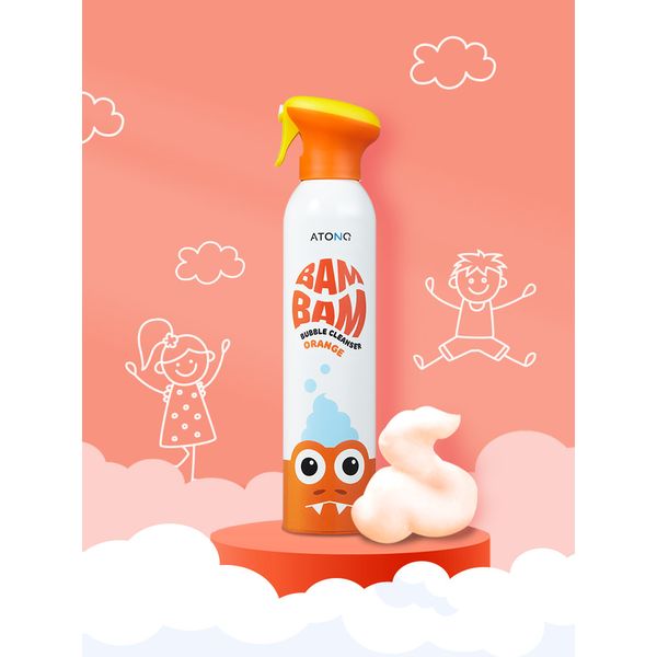 Ato&amp;O2 Bubble Bath Play BamBam Bubble Cleanser Orange