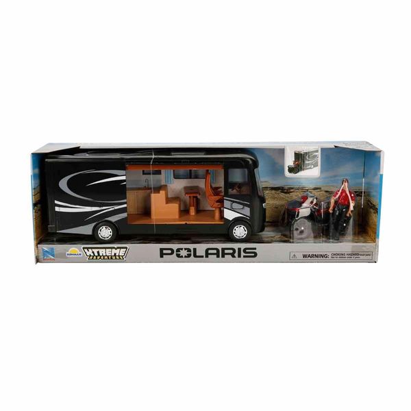 New Ray Toys Scale Model - Polaris with RV & Figure