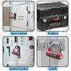 SISAV 5 Digit Combination Lock,Gym Padlock,Replaceable Combination Lock,Suitable for School Lockers,Tool Boxes,Fences,Red(2 Pack)
