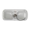2 PACK RV 12v interior light w/switch Clear DOUBLE DOME Camper Trailer RV