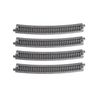 Gaugemaster Ground Level Radius 718mm Curved Track 15 Deg. (4)