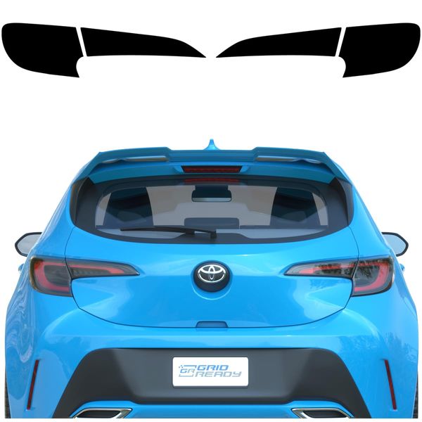 Tail Light Tint Compatible with 2019-2022 Toyota Corolla Hatchback