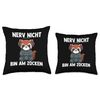 Nerv Nicht Bin Am Zocken - Computer Games Red Panda Throw Pillow