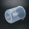 Antrader Kitchen PP Measuring Cup Scientific Plastic Graduated Beaker Transparent 500ml, 3-Pack