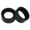 2PCS Eyepiece Cover, Binocular Eye Cups Replacement Guard Soft Rubber 36mm Diameter Stereo Microscope Accessory (Flat Angle)(KP-H2 Flat Angle)
