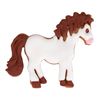 Städter Präge-Ausstecher Pferd 8,0 cm Beige
