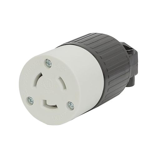 Nema L6-20R 20 Amp 250 Volt Connector, L6-20 Locking Power Cord Connector 2P 3W, Locking Plug, Industrial Grade DIY Twist-Lock Cord Female Plug