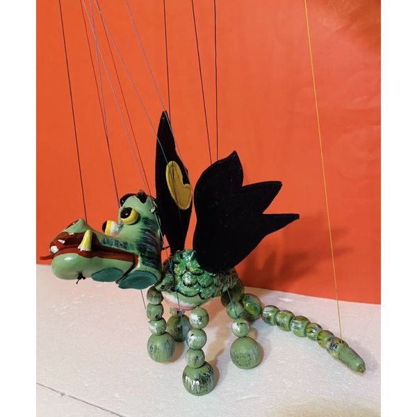 1960's Pelham Marionette Puppet MOTHER DRAGON