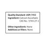NuSci 100% Pure Calcium Ascorbate powder 1000g (2.2 LB) Buffered Ascorbic Acid