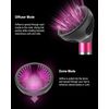 Wave+Curl Diffuser attachment compatible with Dyson Airwrap Multi-Styler, two modes for Enhance Waves,Curls,Coils, match HS01 HS05 i.d. Gray