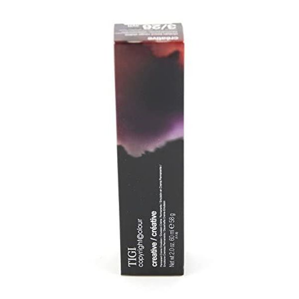 TIGI CREATIVE DARK VIOLET AUBURN BROWN 3/26