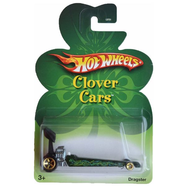 Hot Wheels Dragster, [Green] Clover Cars
