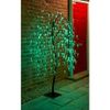 Dual Function 5ft Solar Powered 240 LED Light Tree Weeping Willow Outdoor Garden Pathway Decor.