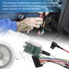 X AUTOHAUX Add an Amp Amplifier Adapter Interface to Radio System with Red Wire