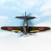 Hot Wings Planes Zero with Connectible Runway, Green