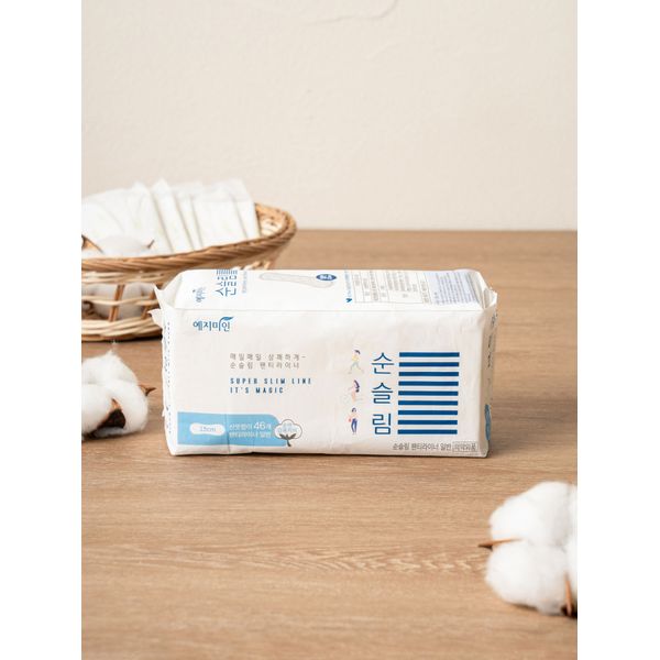 Yejimiin Pure Slim Panty Liner Regular 46 pieces