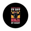 Ninja by Night Night Shift Person PopSockets Swappable PopGrip