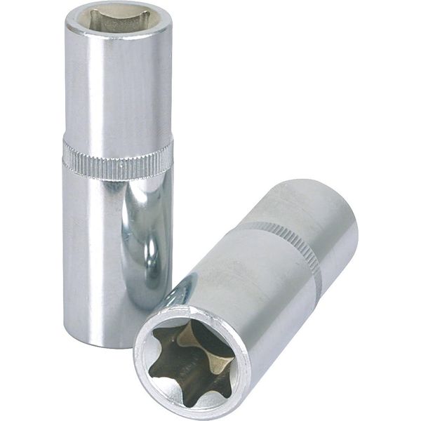 KS Tools 918.2406 1/4" CHROMEplus Torx E Socket, deep, E10