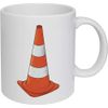 Azeeda 11oz (320ml) 'Traffic Cone' Ceramic Mug/Cup (MG00063510)