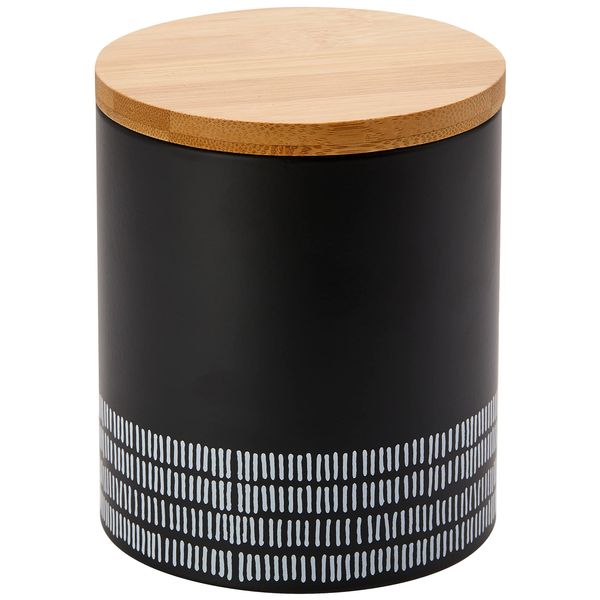 Typhoon Monochrome Medium Storage Canister, Black and White, 134mm