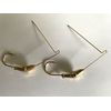BTS Gold 6pc. Spinnerbait Head Frames, R bend, 4/0 Mustad Hook, Bass, Pike.