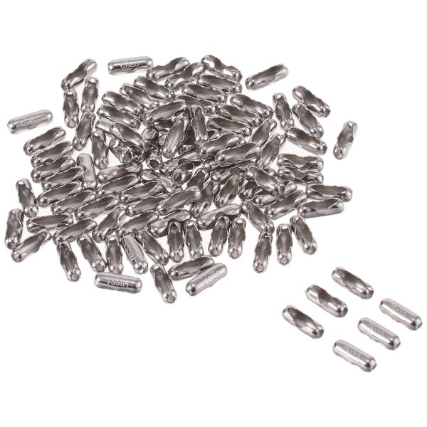 nissatyein Terminal Connector Ball Chain Diameter 2.3 mm For 100 3-Pack, SBP – 23 °C Polished