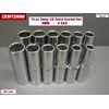 CRAFTSMAN 12pc Deep 1/2 SAE METRIC MM 12pt ratchet wrench socket set