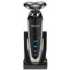 Kurener Electric Shaver Razor for Men Rechargeable 100% Waterproof Rotary for Shaving with Nose Trimmer Sideburns Trimmer Face Cleaning Brush