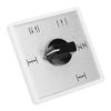 Universal Rotary Cam Selector Changeover Switch - 5 Position Automatic Door Program Key Switch, Multifunction Universal Reaction Household Supplies